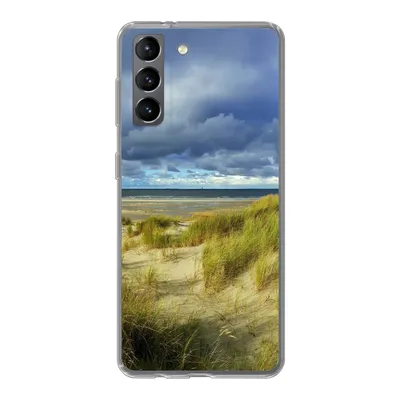 Produktbild von MuchoWow® Handyhülle Schutzhülle Hülle für Samsung Galaxy S21 Nordsee - Vlieland - Dünen Silikon Softcase Handy Hülle - Softcase