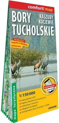 Image de Bory Tucholskie Kaszuby Kociewie laminowana mapa turystyczna 1:150 000