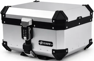 Produktbild von FC-Moto Terreno X FLEX 38 L Keyless Alu Topcase/Seitenkoffer, silber, 38 ltr.