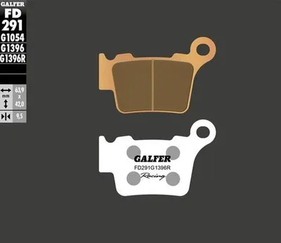 Image de Galfer plaquette de frein FD291 - G1396 - A