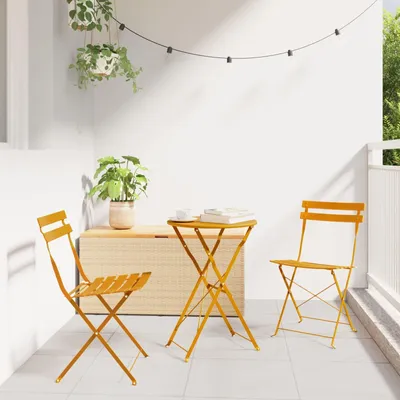 Image de Chaise de jardin pliante en métal pour l'extérieur