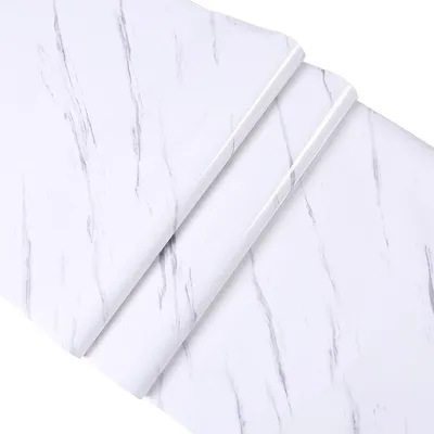 Produktbild von Marmor-Kontaktfolie für Arbeitsplatten, wasserfeste Marmortapete, selbstklebend, abnehmbar, für Küchenschränke, dekorative, selbstklebende Regaleinlage, 300 x 40 cm