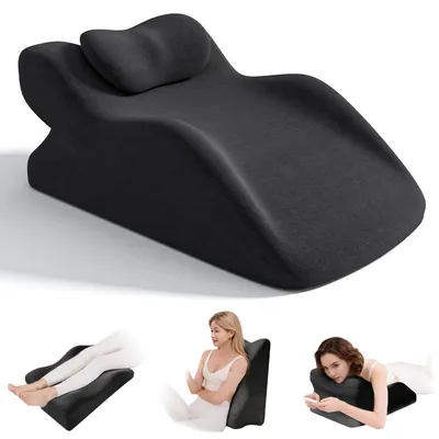 Zdjęcie produktu dla Ergonomiczna poduszka pod kolana wykonana z pianki memory, zapewniająca komfortowy sen