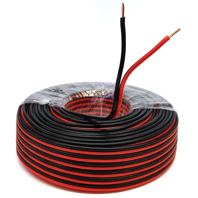 Produktbild von Lautsprecherkabel 25m Rot/Schwarz 2,5 mm² Kupfer Audiokabel Boxenkabel Litze