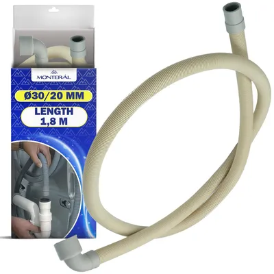 Abwasserschlauch für Spüler & Waschmaschine 1,8 m Ø 30/20 mm
