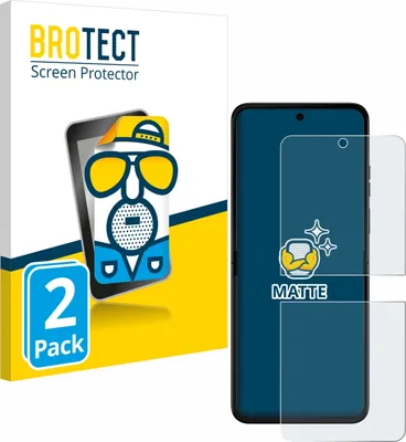 Produktbild von 2x BROTECT Schutzfolie für Motorola Razr 50 matt entspiegelt