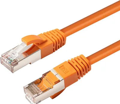 Produktbild von Microconnect MC-SFTP6A05O, 5 m, Cat6a, S/FTP (S-STP), RJ-45, RJ-45, Orange