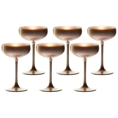 Produktbild von Stölzle Lausitz ELEMENTS Sektschale Bronze 6er Set