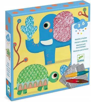 Produktbild von DJECO Freunde Kreativset mit Wachsmalstiften für Kinder