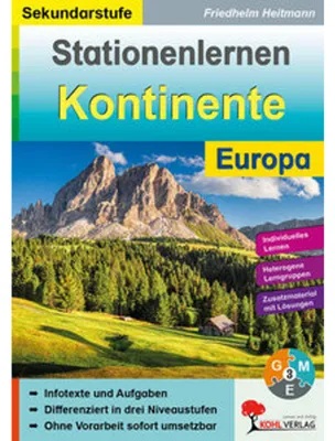 Obrázek produktu pro Stationenlernen Kontinente / Europa