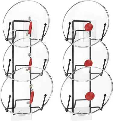 Produktbild von Famanu Halter für Topfdeckel, selbstklebend, ohne Bohren - 2 Stück
