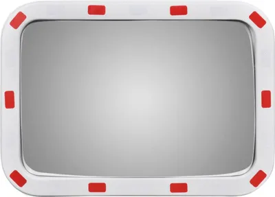 Obrázek produktu pro vidaXL Dopravní zrcadlo konvexní čtvercové 40 × 60 cm s odrazkami