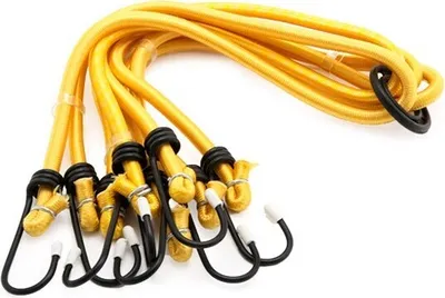Produktbild von Robuste elastische Spanngummis mit Haken zum Sichern von Ladung, für Camping und Haushalt