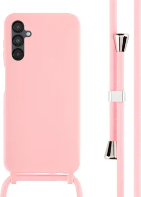 Produktbild von imoshion SilikonHülle mit Band Samsung Galaxy A14 (5G) - Rosa