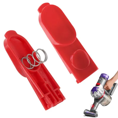 2er-Set Clip-Verschlussknöpfe mit Feder für V7-V15, rot