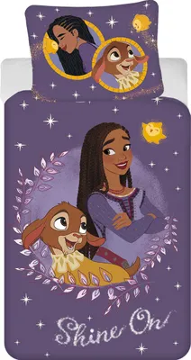 Produktbild von Disney Wish Bettbezug lila- Einzel - 140 x 200 cm