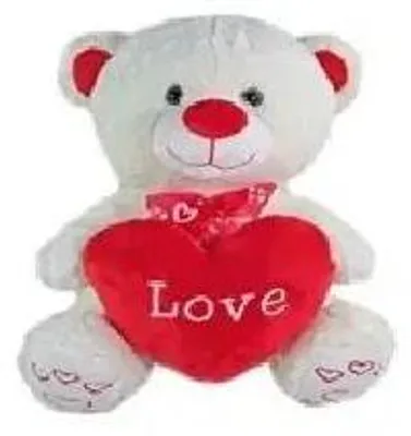 Produktbild von Plüsch Teddy "LOVE" 25cm mit Herz - Geschenkidee