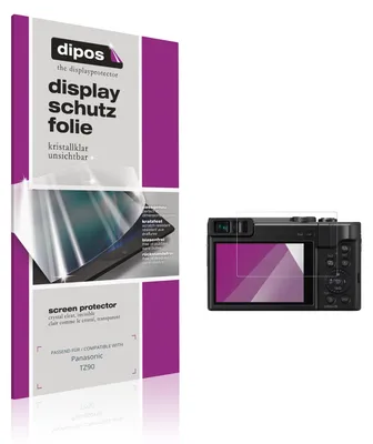 Produktbild von 4x Schutzfolie für Panasonic TZ90 klar Displayschutzfolie Folie Display Schutz dipos