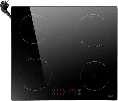 Obrázok produktu pre Indukčná varná doska, 4 zóny, 3500 W, dotykové ovládanie, čierna