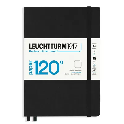 Produktbild von Leuchtturm1917 Notizbuch A5 Edition 120 schwarz liniert