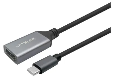 Obrázok produktu pre Vivolink PROHDMIUSBCFM2, 2 m, USB C, USB 3.2 Gen 1 (3.1 Gen 1), Čierna