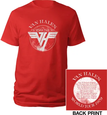 Produktbild von Van Halen 1979 Tour Red M T-Shirt