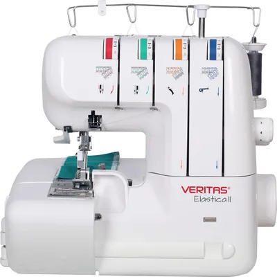 Zdjęcie produktu dla Veritas Sewing Elastica II, Biały, Automatyczna maszyna do szycia, Owerlok, Prąd elektryczny, 105 W, 220-240 V
