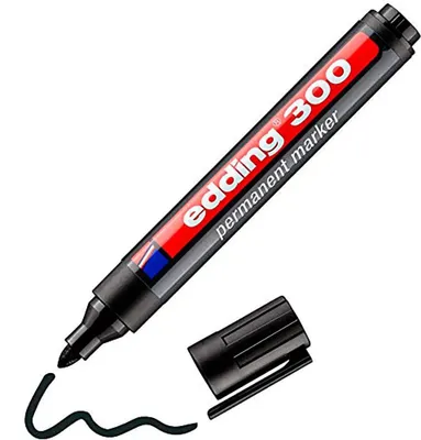 Obrázek produktu pro Edding 300, Černá, Kuličkový hrot, Vícebarevný, 1,5 mm, 3 mm, Více