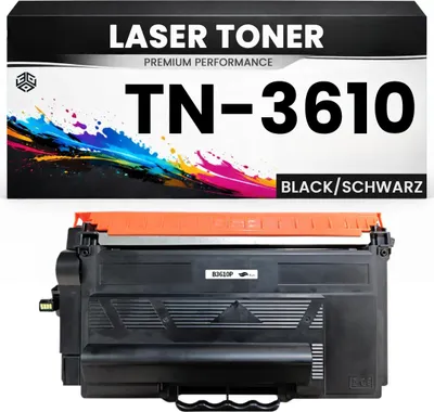 Produktbild von Toner TN-3610 hochwertige Brother alternative Schwarz TN3610 wie Original für HL-L6210DW/6410DN/6415DN MFC-L6710DW/6910DN/6915DN MFC-EX910 HL-L6410DN