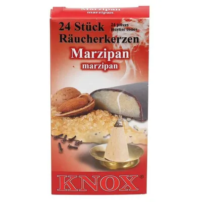 Produktbild von KNOX - 3er Set Räucherkerzen Räucherkegel Gr. M - Marzipan