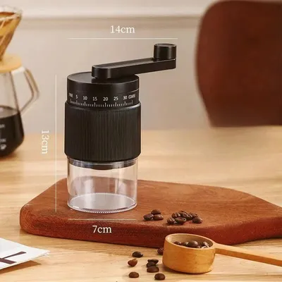 Produktbild von Manuelle Kaffeemühle, 30 Mahlgrade, Kegelmahlwerk, für Espresso, French Press, Pour Over