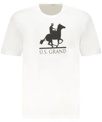 Immagine prodotto di US GRAND Herren-T-Shirt mit kurzen Ärmeln, weiß