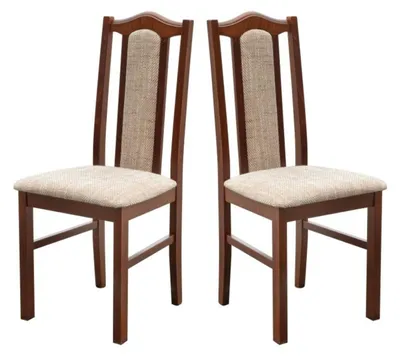 Image de CHAISE DE SALLE À MANGER - Lot de 2 Bos 2 noyer berlin new 3