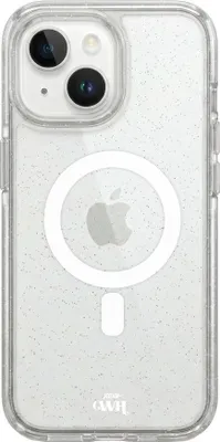 Produktbild von Wildhearts Magnetische Glitzer Handyhülle kompatibel mit iPhone 15 - Transparent