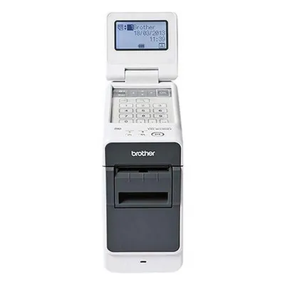Produktbild von Thermodrucker Brother TD-2130N 300 dpi WiFi Bluetooth Grau Weiß