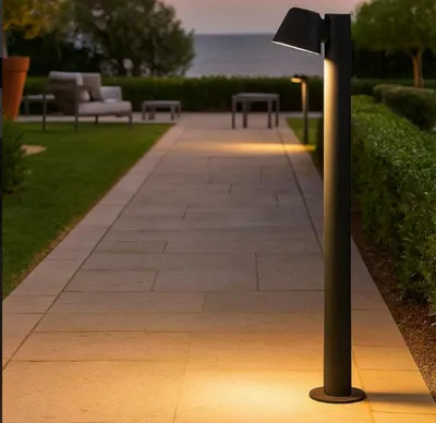 Produktbild von Ideal Lux 322421 OUTDOOR GAS Außenstehleuchte/Mastleuchte 1xGU10 H800mm IP43 schwarz