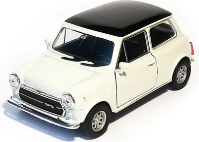 Produktbild von MINI COOPER 1300 Modellauto 10,5cm Metall Modell Auto Spielzeugauto 13 (Weiss)