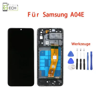 Produktbild von Für Samsung Galaxy A04E LCD Display mit Rahmen SM-A042F SM-A042F/DS A042 A04e