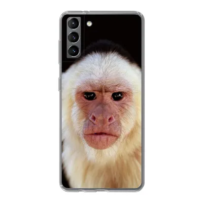 Produktbild von MuchoWow® Handyhülle Schutzhülle Hülle für Samsung Galaxy S21 Plus Affe - Fell - Schwarz Silikon Softcase Handy Hülle - Handy-Tasche