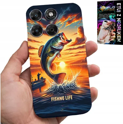 Produktbild von Etui Do Motorola Moto G67 / G77 - Wędkarstwo Rybołówstwo Wędka Case +Szkło