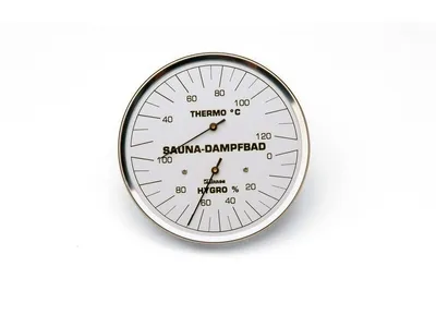 Produktbild von Dampfbadklimamesser 130 mm - mit Flansch