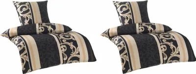 Two sets of bedding are displayed against a white background.