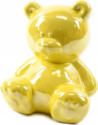 Produktbild von Keramik Spardose Bär - Niedliche Sparbüchse zum Öffnen & Tolles Geschenk für Kinder