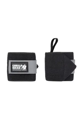 Zdjęcie produktu dla Owijki na nadgarstki Gorilla Wear Basic - czarny/szary