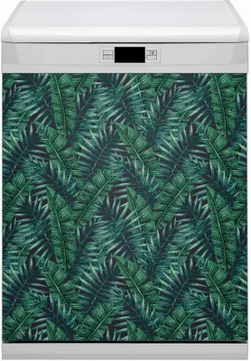 Produktbild von Geschirrspüle Magnet für Spülmaschine Magnetmatte Küche Magnete  Dekorative 60x70 cm  - Tropenurlaub