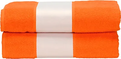 Immagine prodotto di A&R AR081 | Asciugamano da bagno SUBLI-Me®, 70 x 140 cm - Colore: Arancione - Dimensioni: 70 x 140 cm