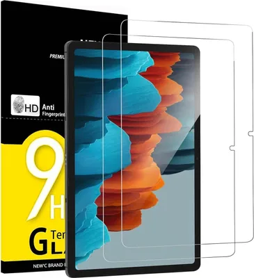 Produktbild von Samsung Galaxy Tab S8/S7 11 Zoll Panzer Schutzfolie 2 Stück Ultra-klar 9H Härte