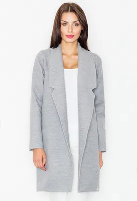 Obrázok produktu pre Figl Dámsky kabát crombie coat Ygeflor M531 šedá XL
