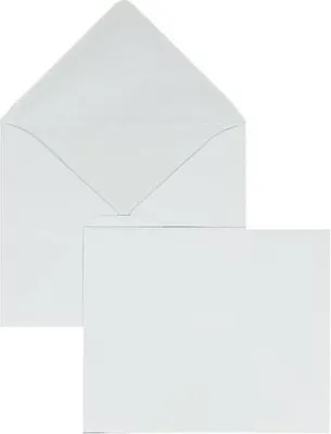 Produktbild von Briefumschläge 125x140mm 100g/qm gummiert VE=100 Stück weiß