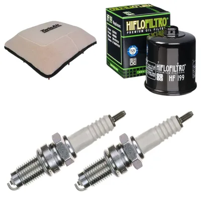 Obrázok produktu pre Servisná sada pre Polaris RZR 900 XP 4WD 2012 – vzduchový filter, olejový filter, zapaľovacie sviečky od pamoto –